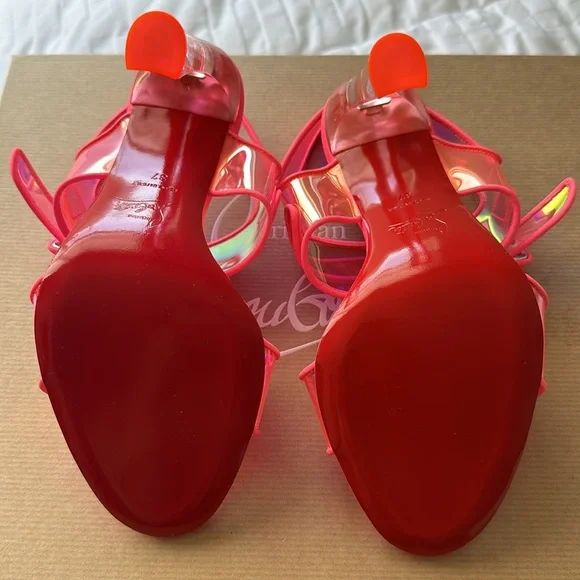 NEW Christian Louboutin LOUBI DUNISS 100 Size 37 - Picture 4 of 10